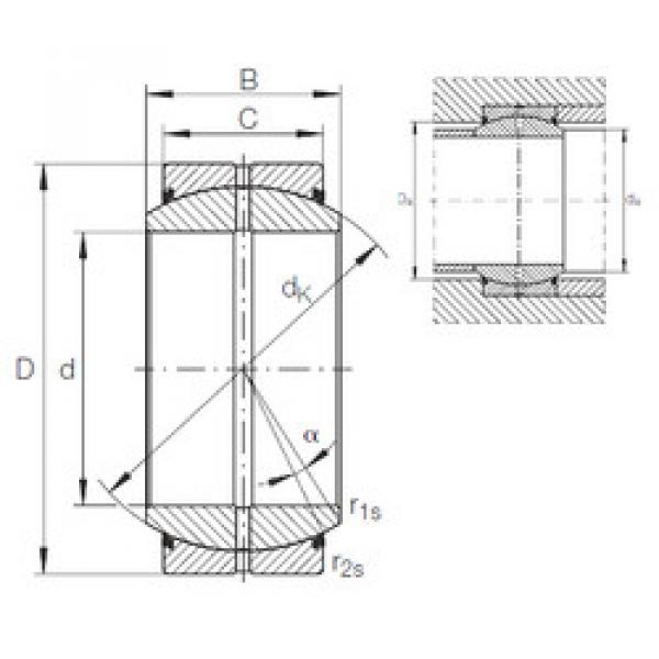 المحامل GE 220 DO-2RS INA #1 image