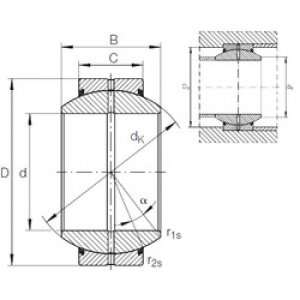 المحامل GE 50 FO-2RS INA #1 image