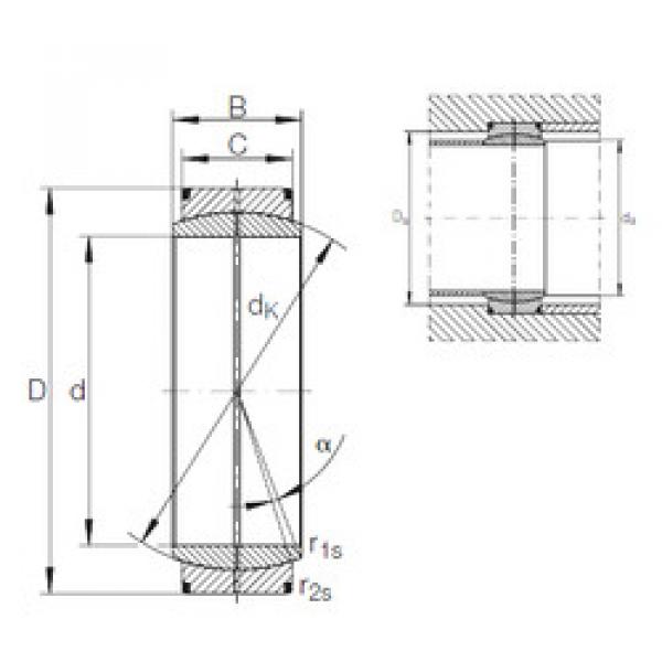 المحامل GE 750 DO INA #1 image