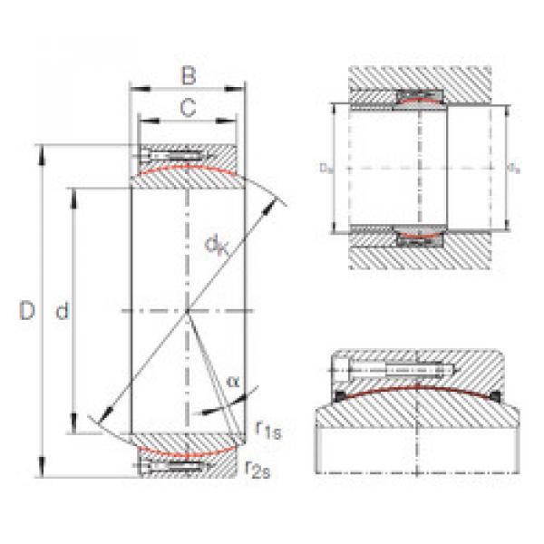 المحامل GE 710 DW INA #1 image