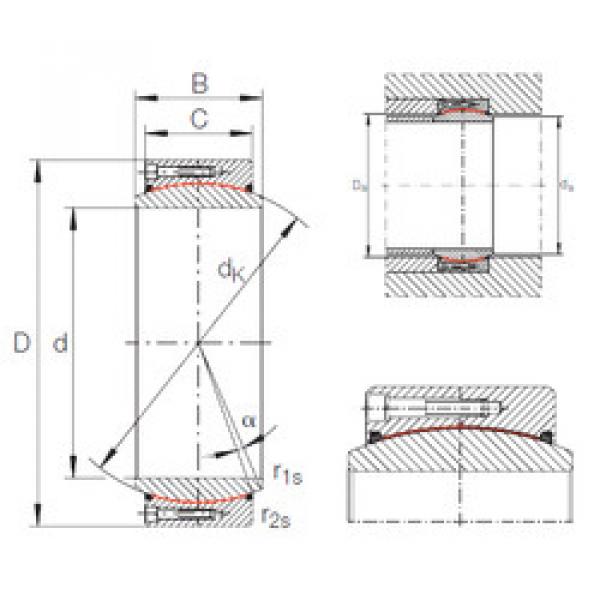 المحامل GE 750 DW-2RS2 INA #1 image