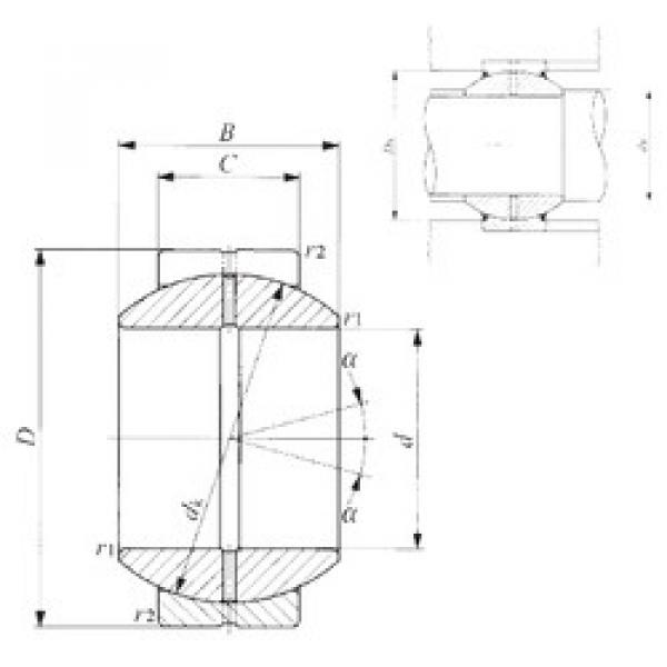 المحامل GE 200GS IKO #1 image