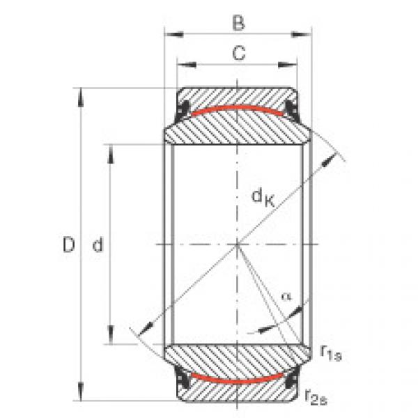 المحامل GE160-UK-2RS INA #1 image