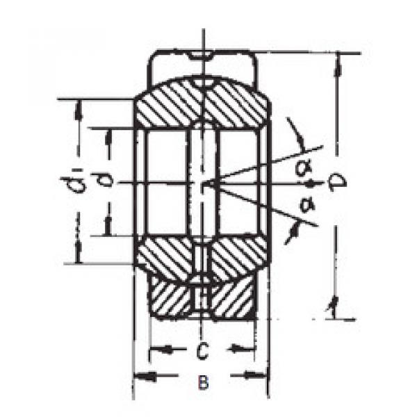 المحامل GE40ES FBJ #1 image