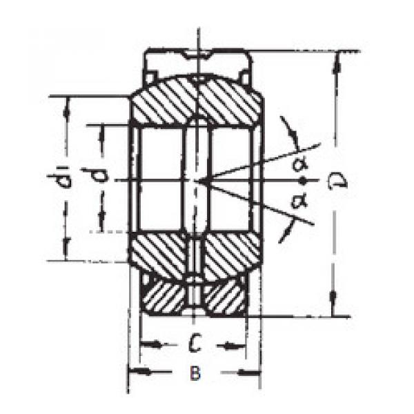 المحامل GE160ES-2RS FBJ #1 image