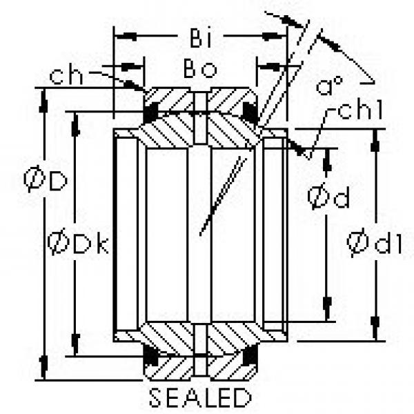 المحامل GEEM35ES-2RS AST #1 image