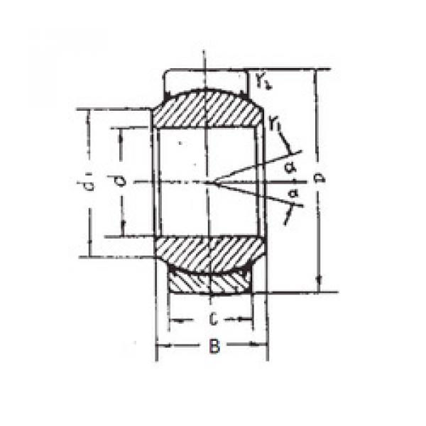 المحامل GEEM50ES-2RS FBJ #1 image