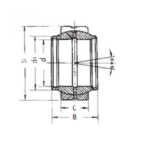 المحامل GEEW45ES FBJ #1 image