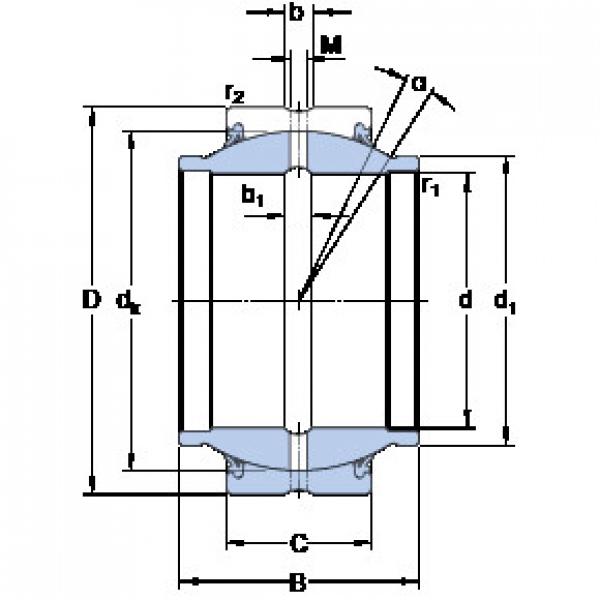 المحامل GEM 35 ES-2RS SKF #1 image