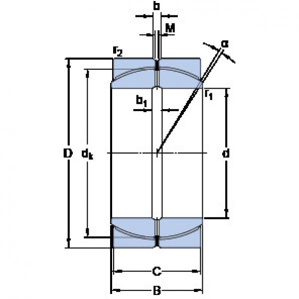 المحامل GEP 160 FS SKF #1 image