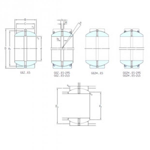 المحامل GEZ308ES-2LS SKF #1 image