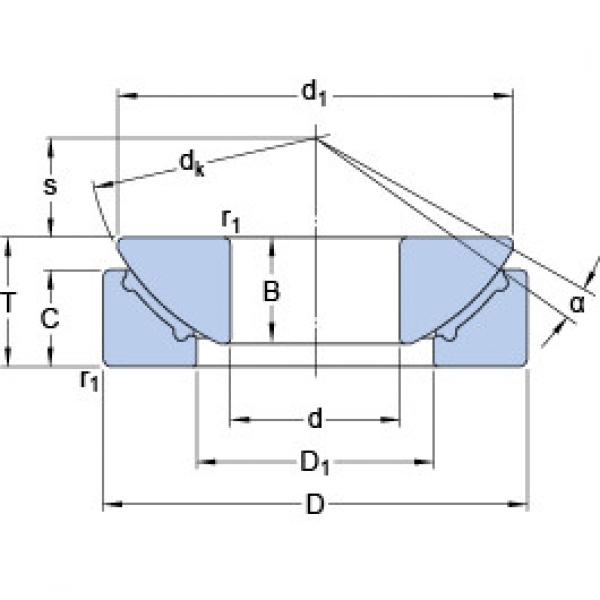 المحامل GX 100 F SKF #1 image