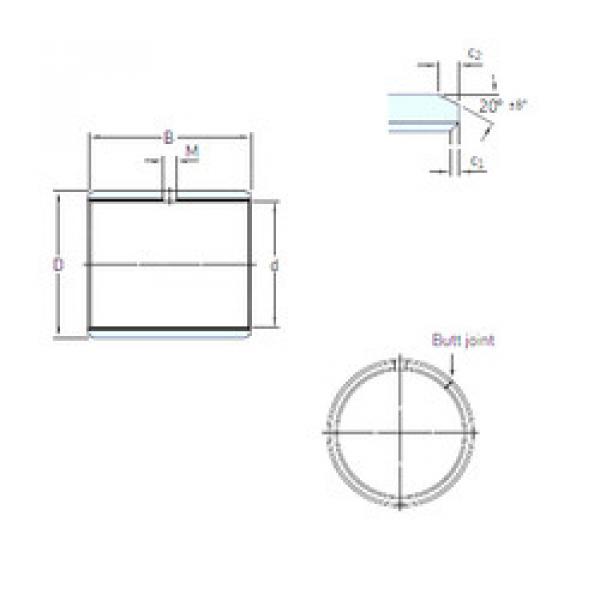 المحامل PCM 060808 E SKF #1 image