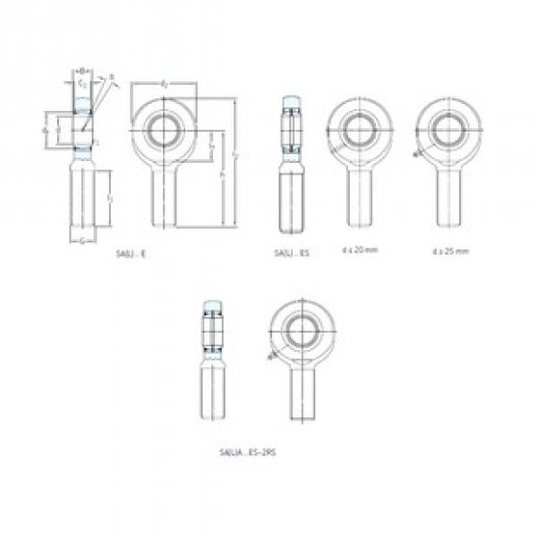 المحامل SALA60ES-2RS SKF #1 image