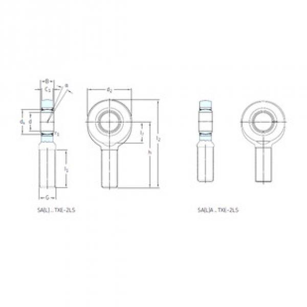 المحامل SA60TXE-2LS SKF #1 image