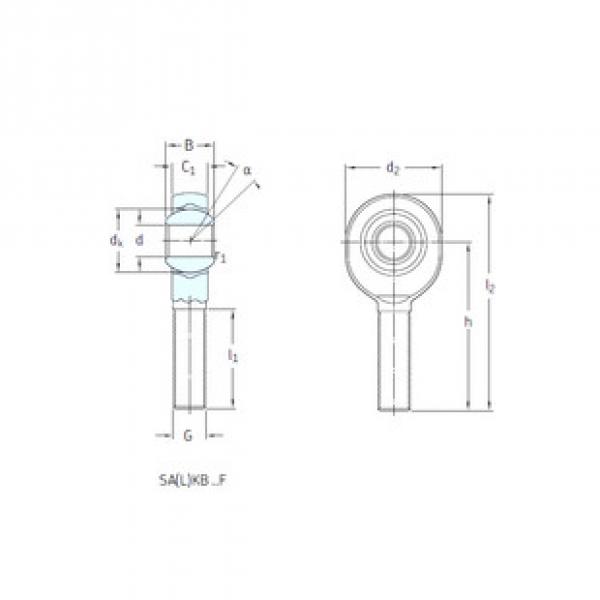 المحامل SALKB8F SKF #1 image