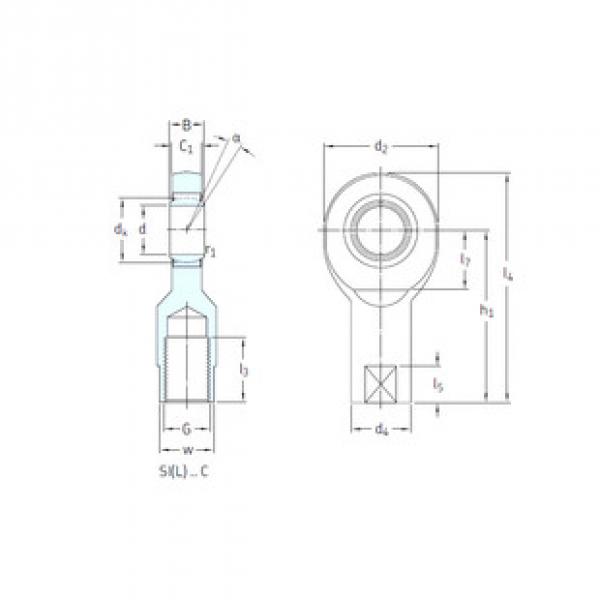 المحامل SIL10C SKF #1 image