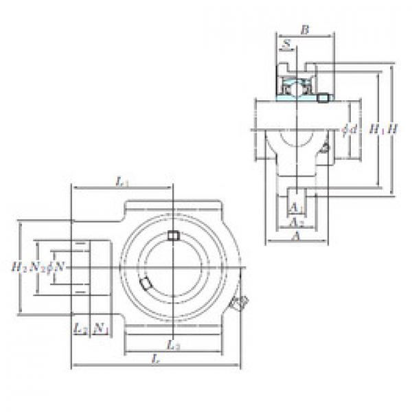 المحامل UCTX12 KOYO #1 image