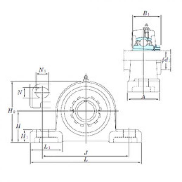 المحامل UKP216SC KOYO #1 image