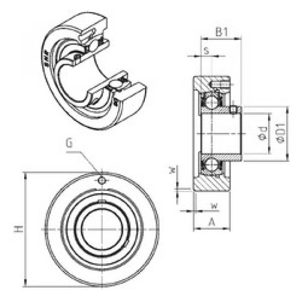 المحامل USC204 SNR #1 image