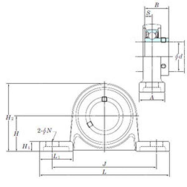 المحامل USP003S6 KOYO #1 image