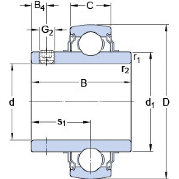 المحامل YAR 209-111-2FW/VA201 SKF #1 image