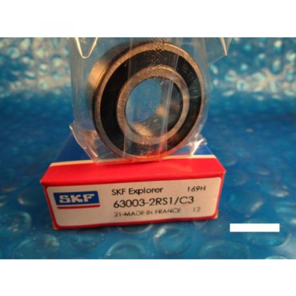 SKF 63003-2RS1 C3. Single Row Radial Bearing, (=2 FAG) #2 image