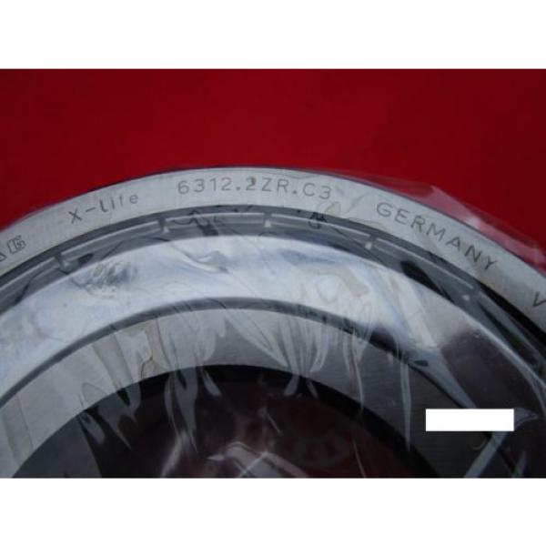 Fag 6312-2ZR C3, Single Row Radial Bearing(=2 SKF 2Z, NSK ZZ,NTN,Fafnir 312KDD) #4 image