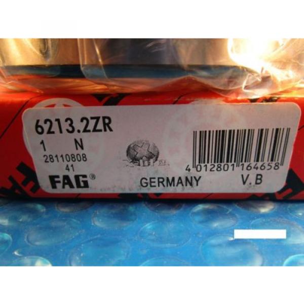 Fag 6213-2ZR, Single Row Ball Bearing(=2 SKF 2Z, NSK ZZ, NTN, Fafnir 213) #2 image