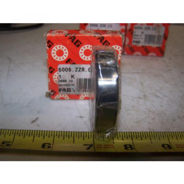 NEW FAG 6006.2ZR.C3 Ball Bearing 30mm x 55mm x 13mm #5 image